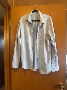 lululemon athletica Light Blue Men's Shirt Jacket